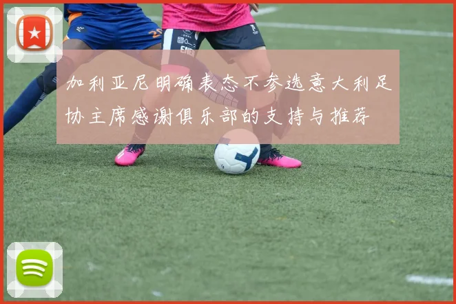 加利亚尼明确表态不参选意大利足协主席感谢俱乐部的支持与推荐